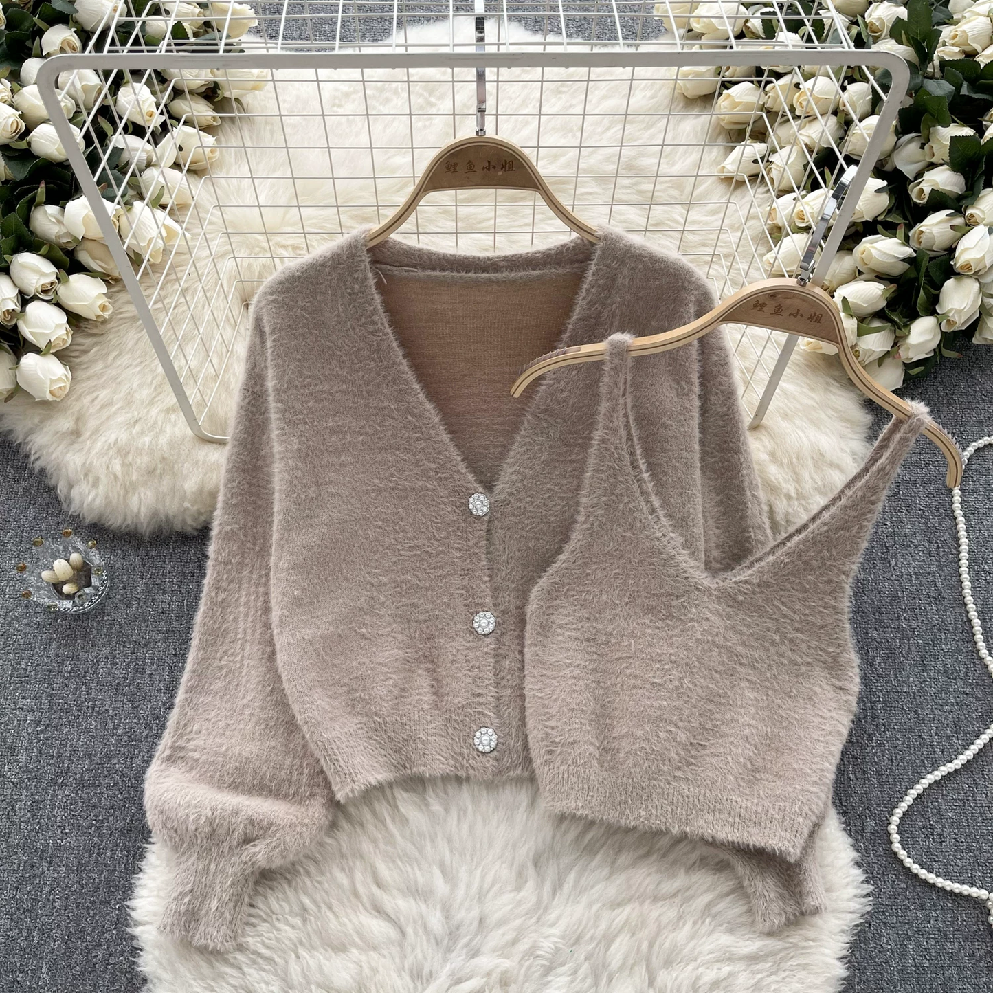 Emily Winter Two Piece Cardigan Set