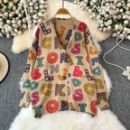 Jennifer Women Winter Printed  Cardigan - 24th Spoke