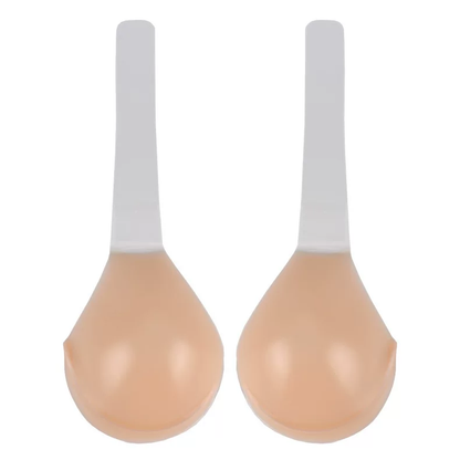 Anti-Sagging Silicone Bra, Seamless Invisible Gathering Nipple Covers