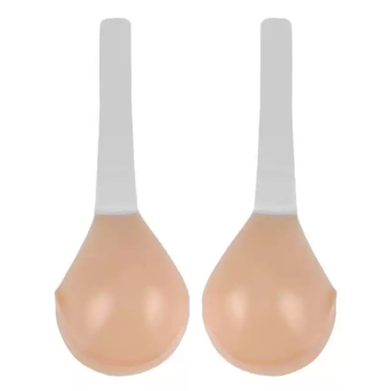 Anti-Sagging Silicone Bra, Seamless Invisible Gathering Nipple Covers