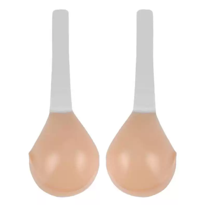 Anti-Sagging Silicone Bra, Seamless Invisible Gathering Nipple Covers