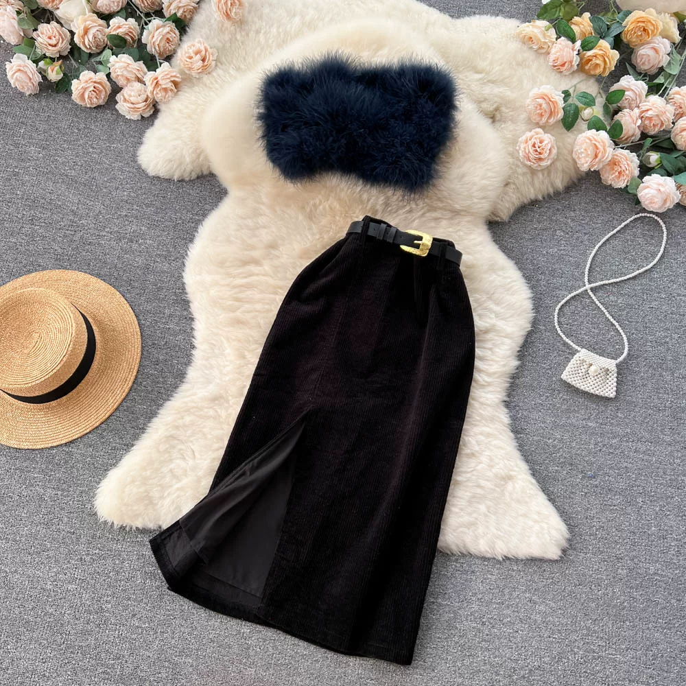 Alison Winter Party Wear Two Piece Set - 24th Spoke
