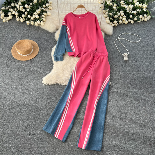 Diane Winter Denim Coord Set