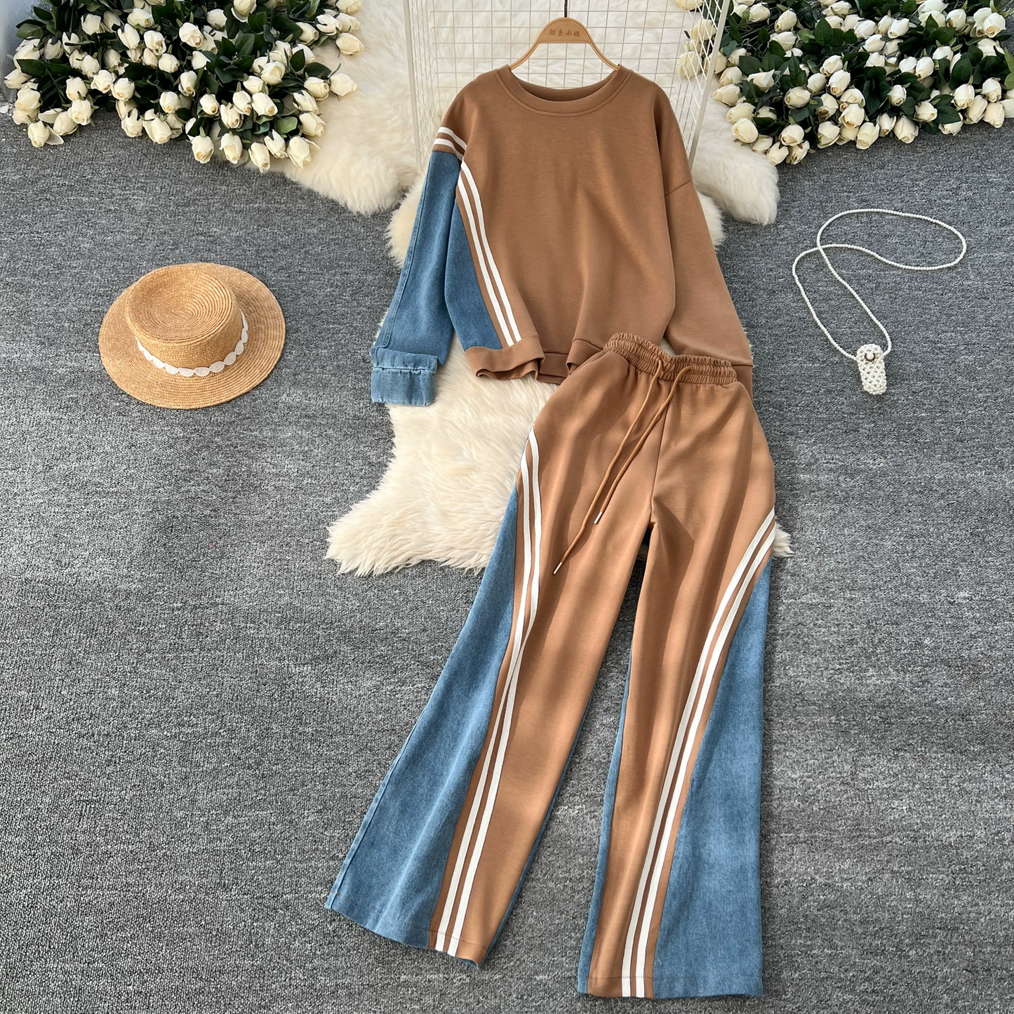 Diane Winter Denim Coord Set