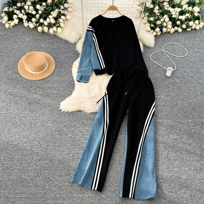 Diane Winter Denim Coord Set