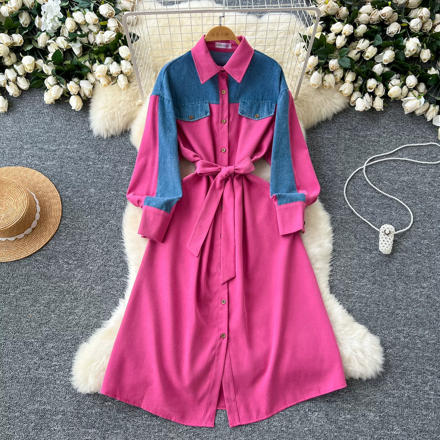 Nicole Winter Denim Dress - 24th Spoke