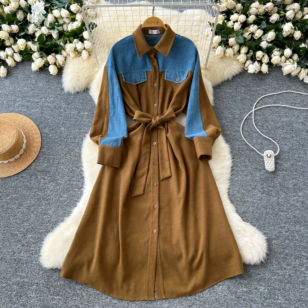 Nicole Winter Denim Dress - 24th Spoke