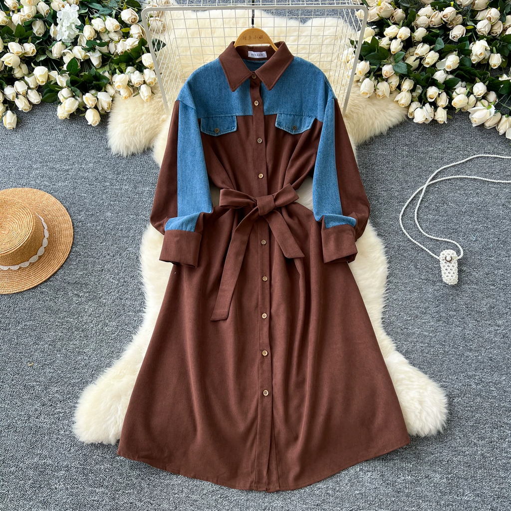 Nicole Winter Denim Dress - 24th Spoke