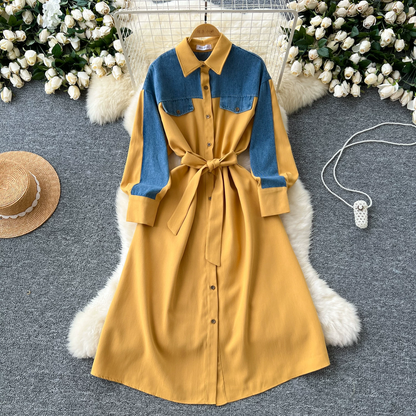 Nicole Winter Denim Dress