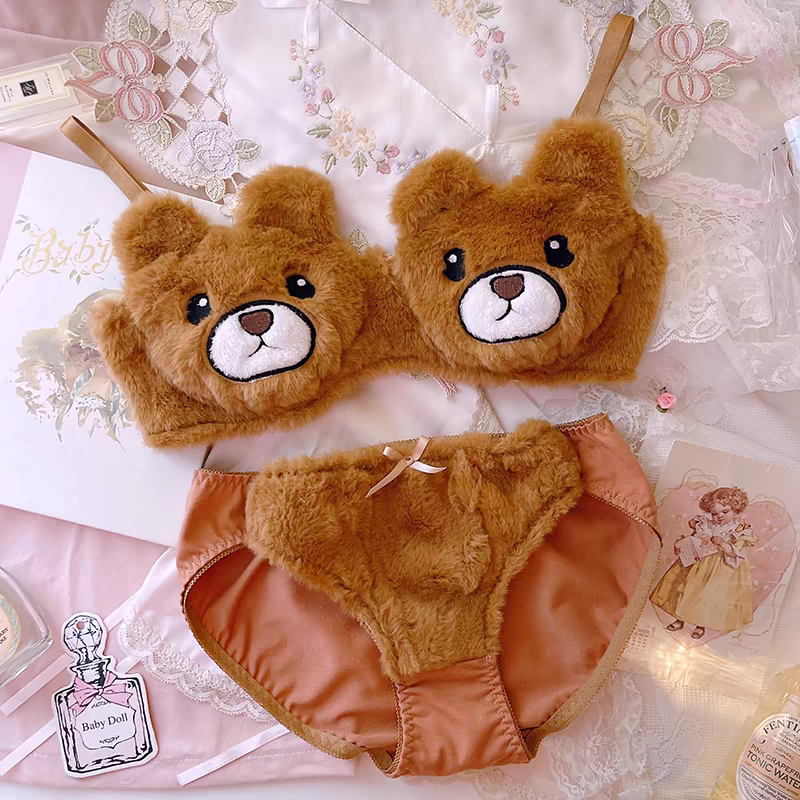 Cartoon Bra Set