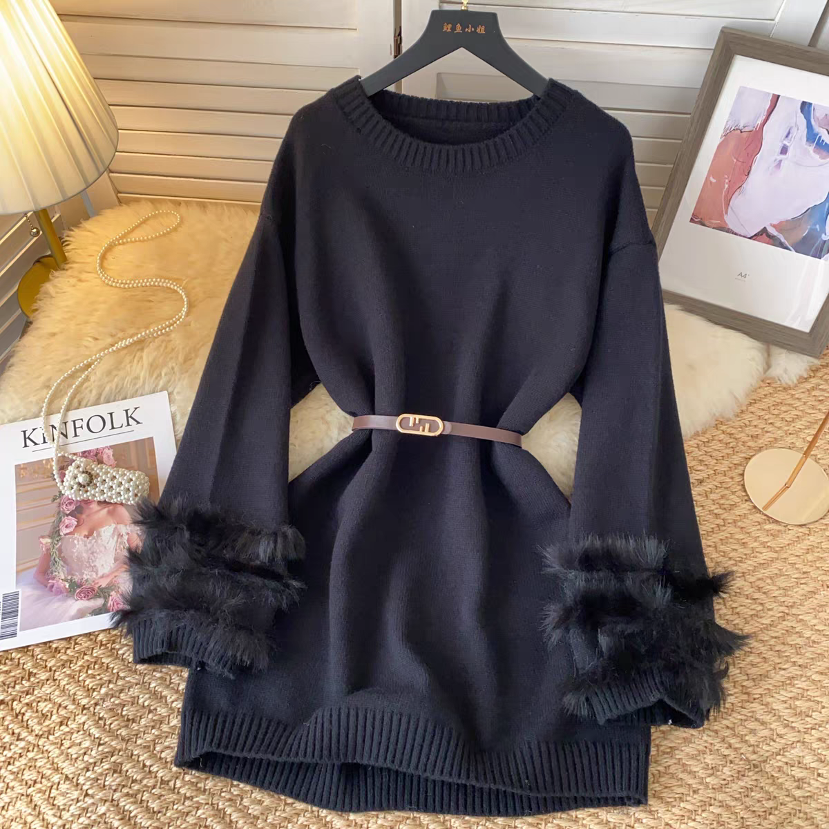 Michelle Women Sweater Dress - Main Image