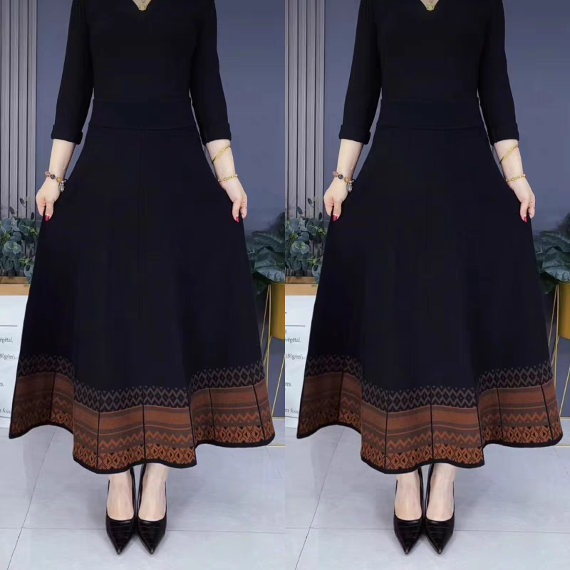 Anna Winter Wool Cashmere High Quality Winter Skirt