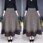 Anna Winter Wool Cashmere High Quality Winter Skirt