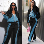 Rihanna Winter Denim Set