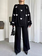 Rachel Winter Heart Coord Set