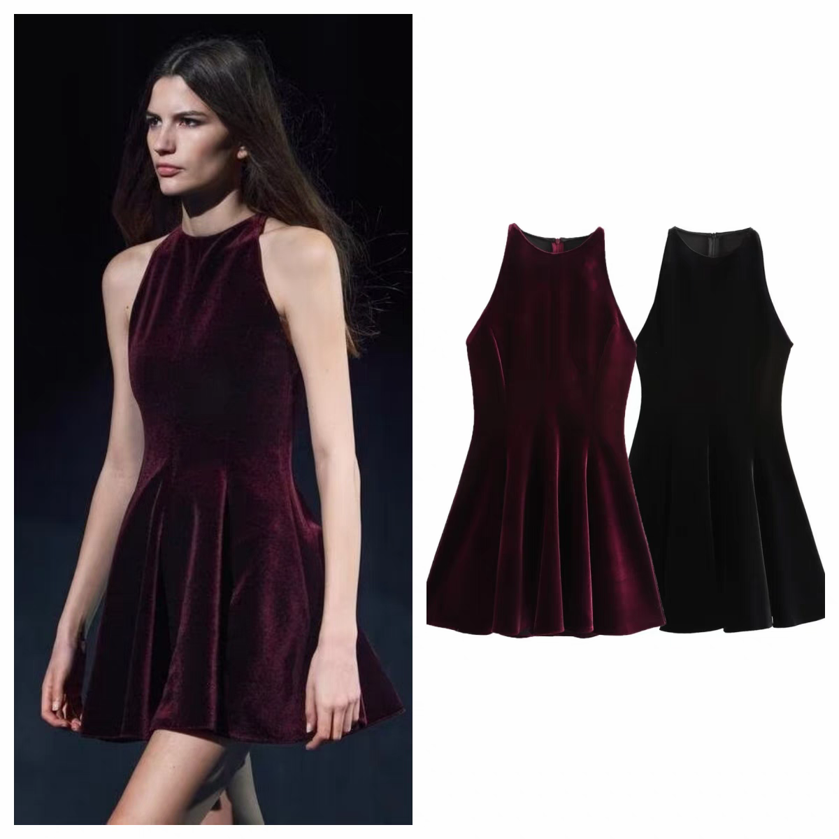 Jasmin Velvet Dress