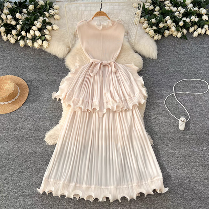 Anna Luxury Ruffle Dress