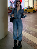 Sienna Women Denim Jumpsuit - 24th Spoke