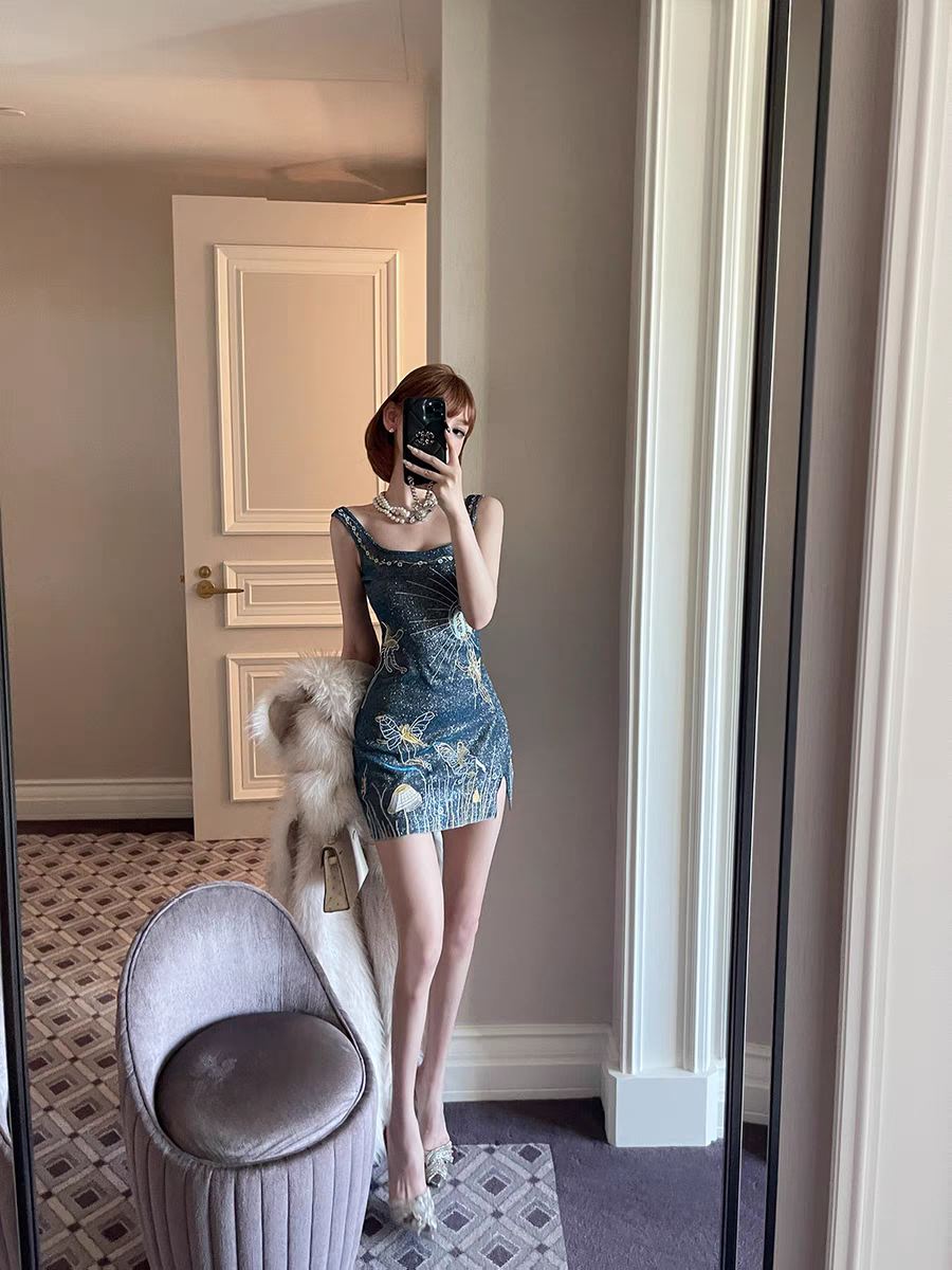 Apoorva Summer Slit Party Wear Dress