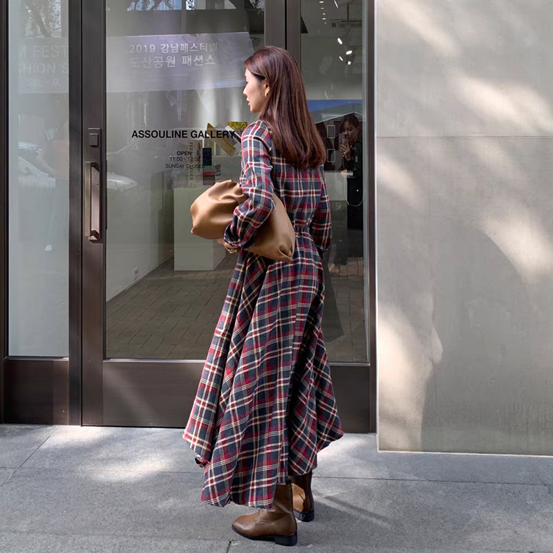 Megan Summer Plaid Dress