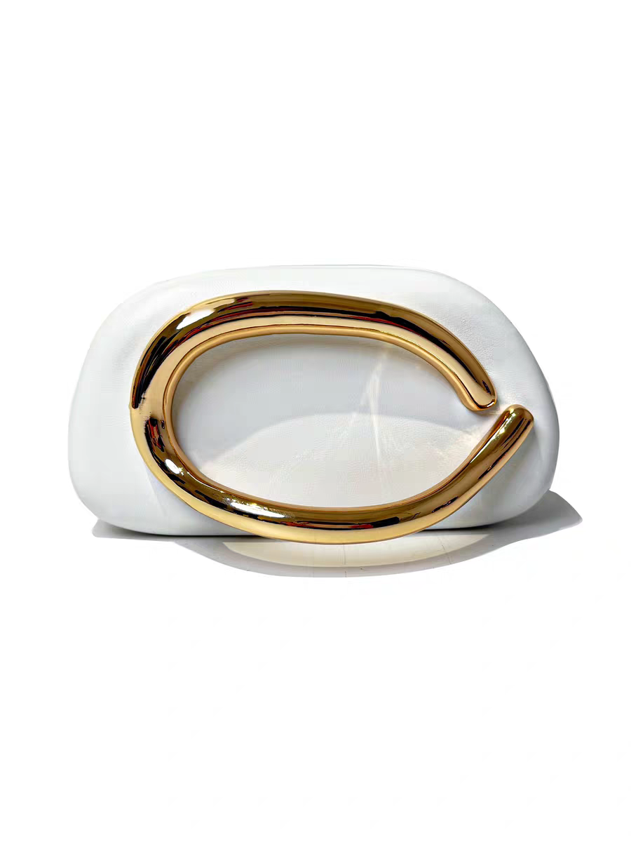 Original Zara Retro Metal Handle Bag