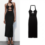 Kathryn Summer Halter Dress