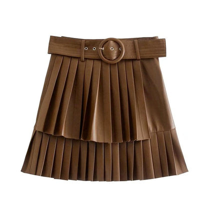 ZARA Leather Skirt - 24th Spoke