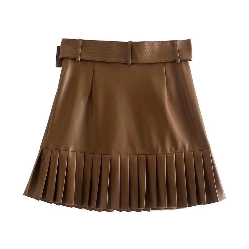 ZARA Leather Skirt - 24th Spoke