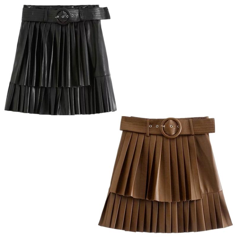 ZARA Leather Skirt - 24th Spoke