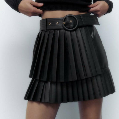 ZARA Leather Skirt - 24th Spoke