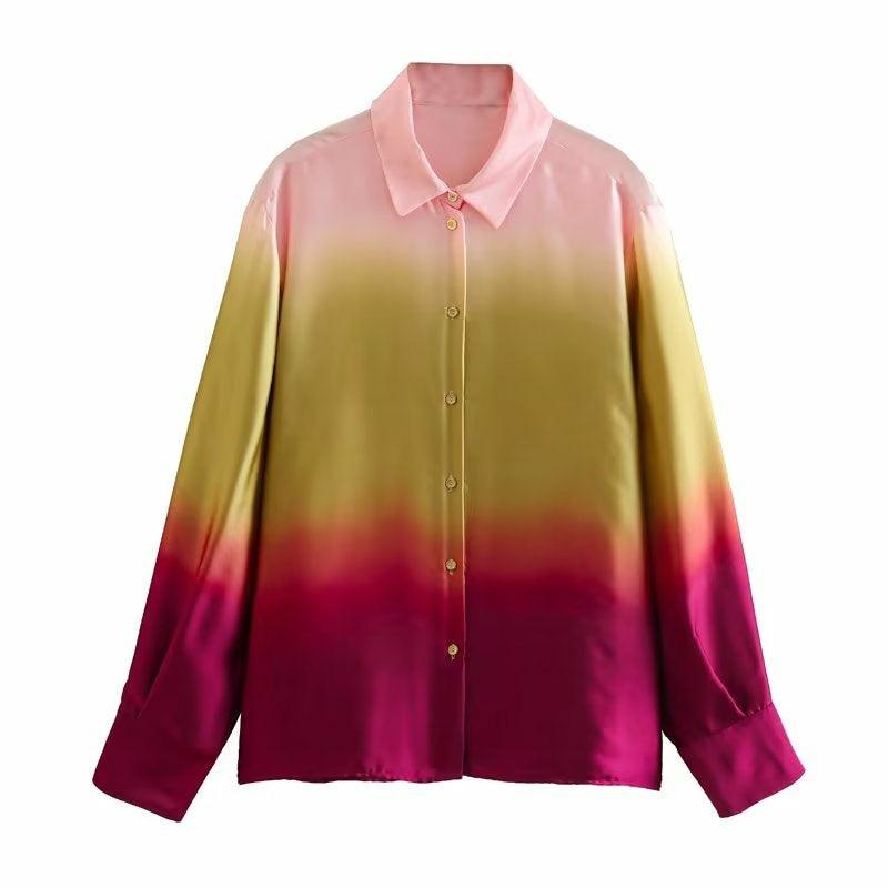 ZARA Summer Satin Shirt - 24th Spoke