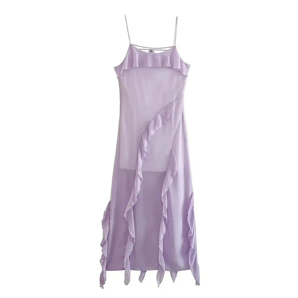 Mango Ruffle Dress - 24th Spoke Large