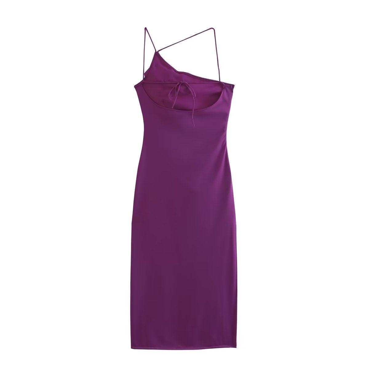 Women Purple Dress - 24th Spoke