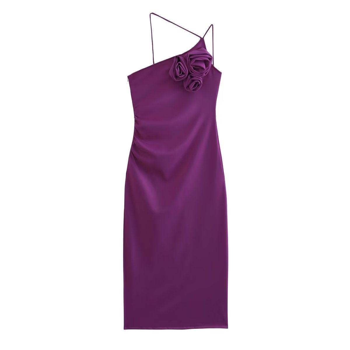 Women Purple Dress - 24th Spoke